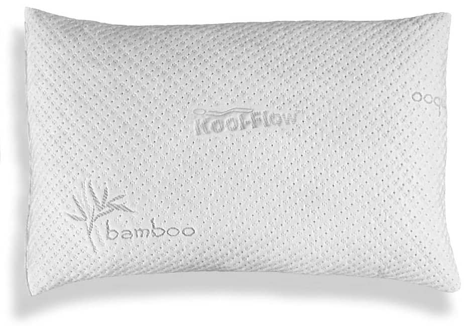 Hypoallergenic Bed Pillow for Side Sleeper - Kool-Flow Micro-Vented Bamboo Cover Xtreme Comforts
