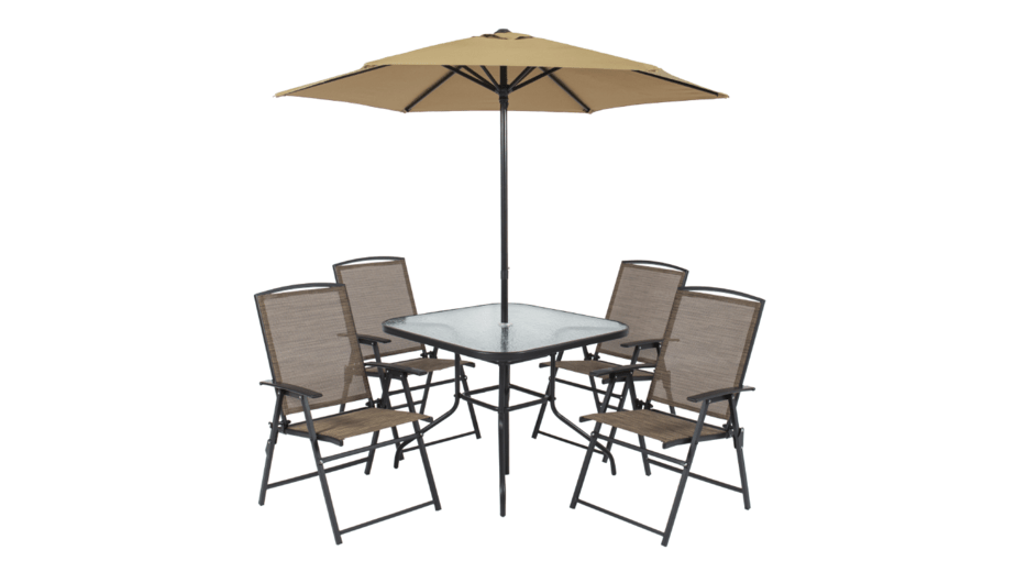 Best Choice Products 6-Piece Outdoor Folding Patio Dining Set