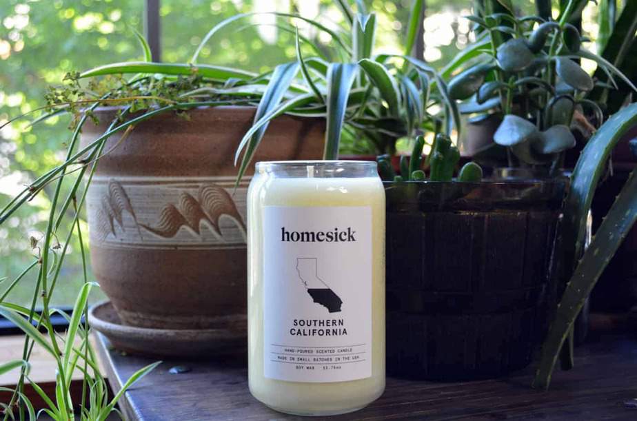 Homesick Southern California candle