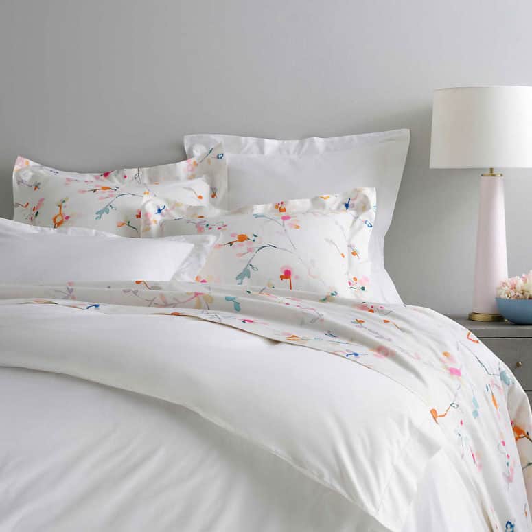 Pine Cone Hill Classic Hemstitch White Duvet Cover