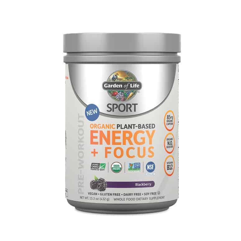 Garden of Life Sport Organic Plant-Based Energy + Focus