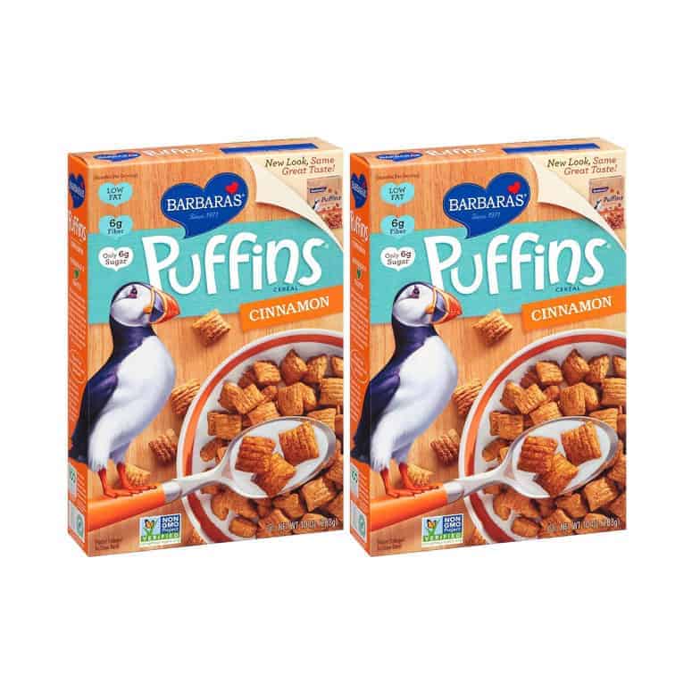 BARBARA'S Puffins Cereal, Cinnamon
