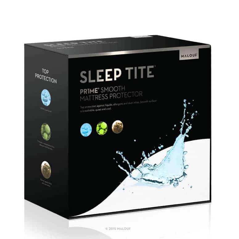 MALOUF Sleep TITE PR1ME Smooth Waterproof Mattress Protector