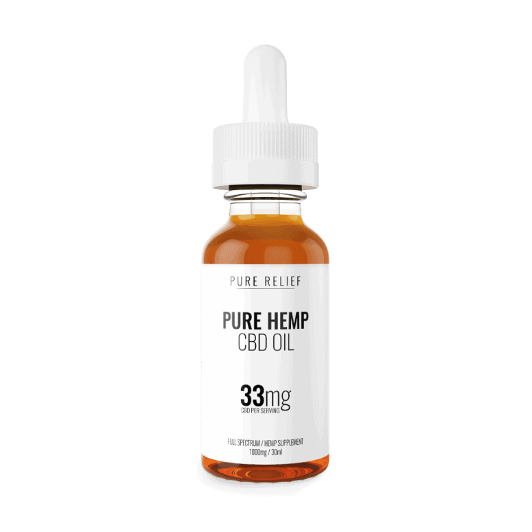 Pure Relief CBD Oil and all natural hemp oil