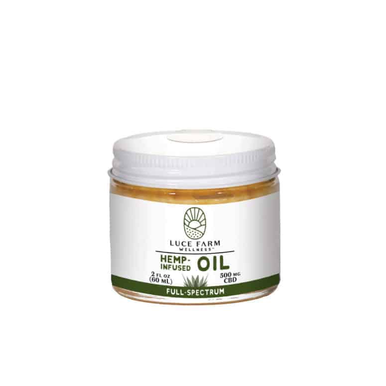 Luce Farm Wellness Hemp-Infused CBD Coconut Oil