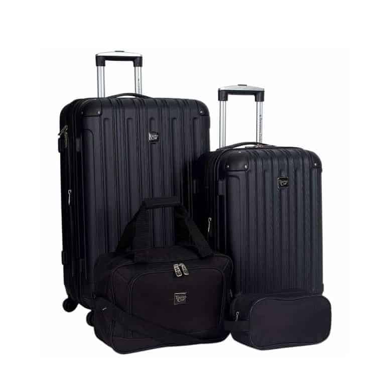 travelers club midtown hardside spinner luggage set