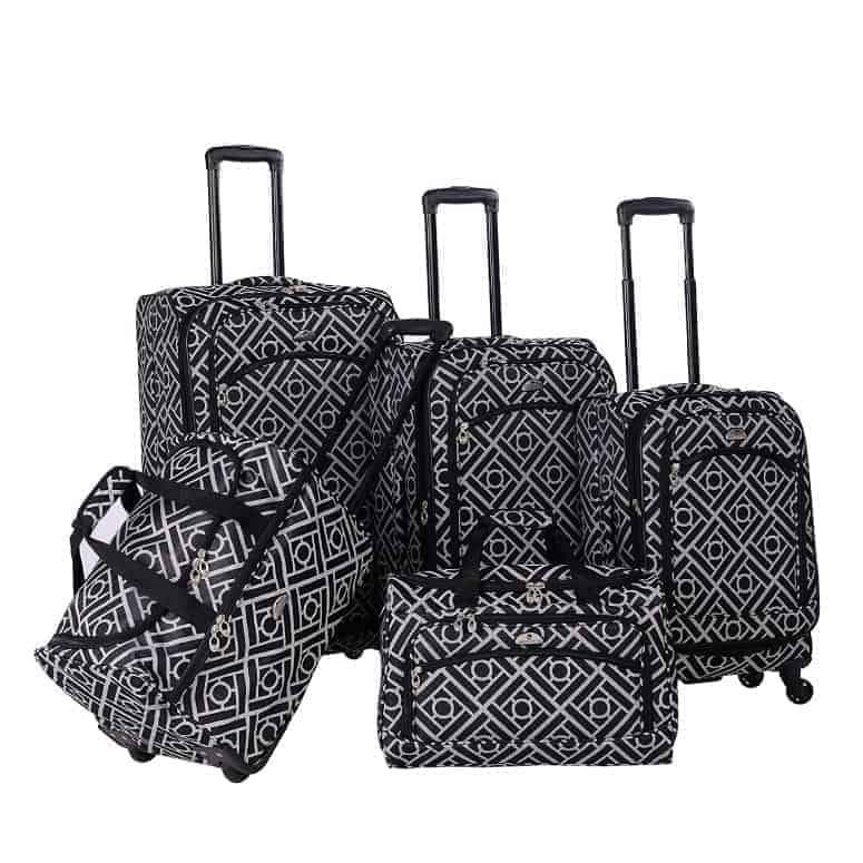 American Flyer Astor 5-Piece Spinner Luggage Set
