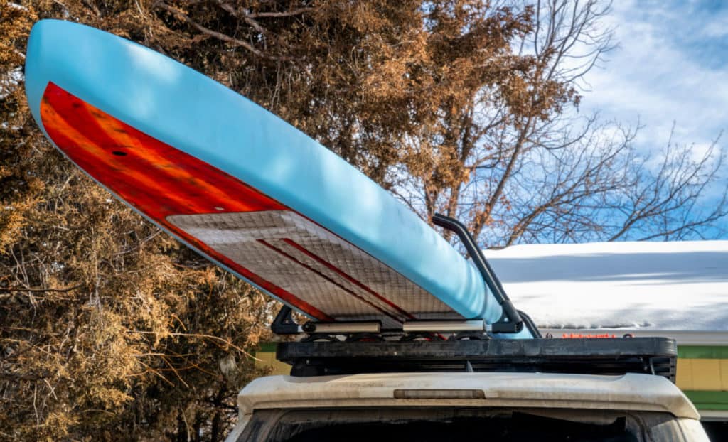 transporting your SUP paddle board