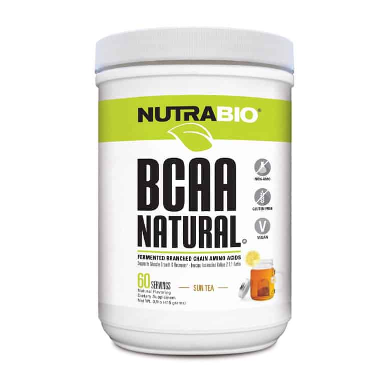 NutraBio BCAA Natural Powder