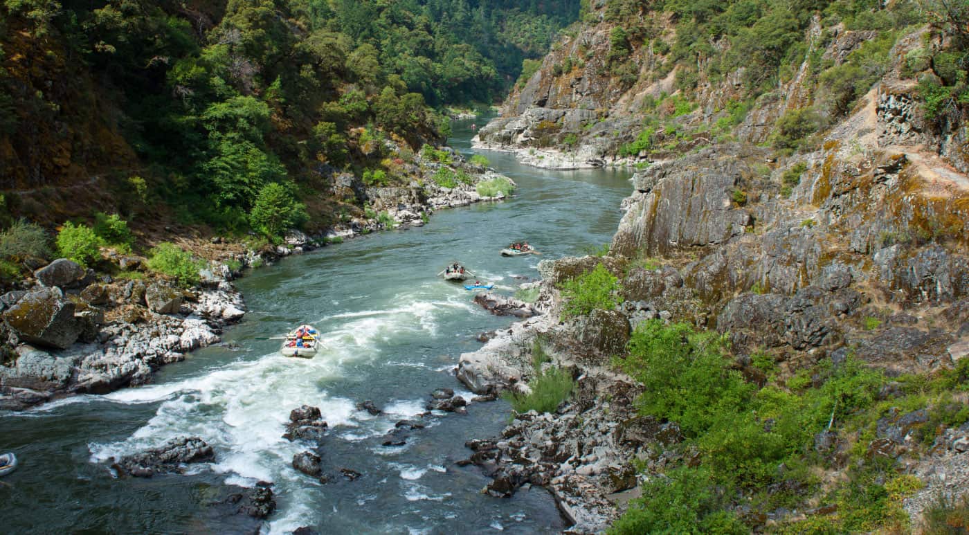 Rogue River offers great whitewater rafting through a national park