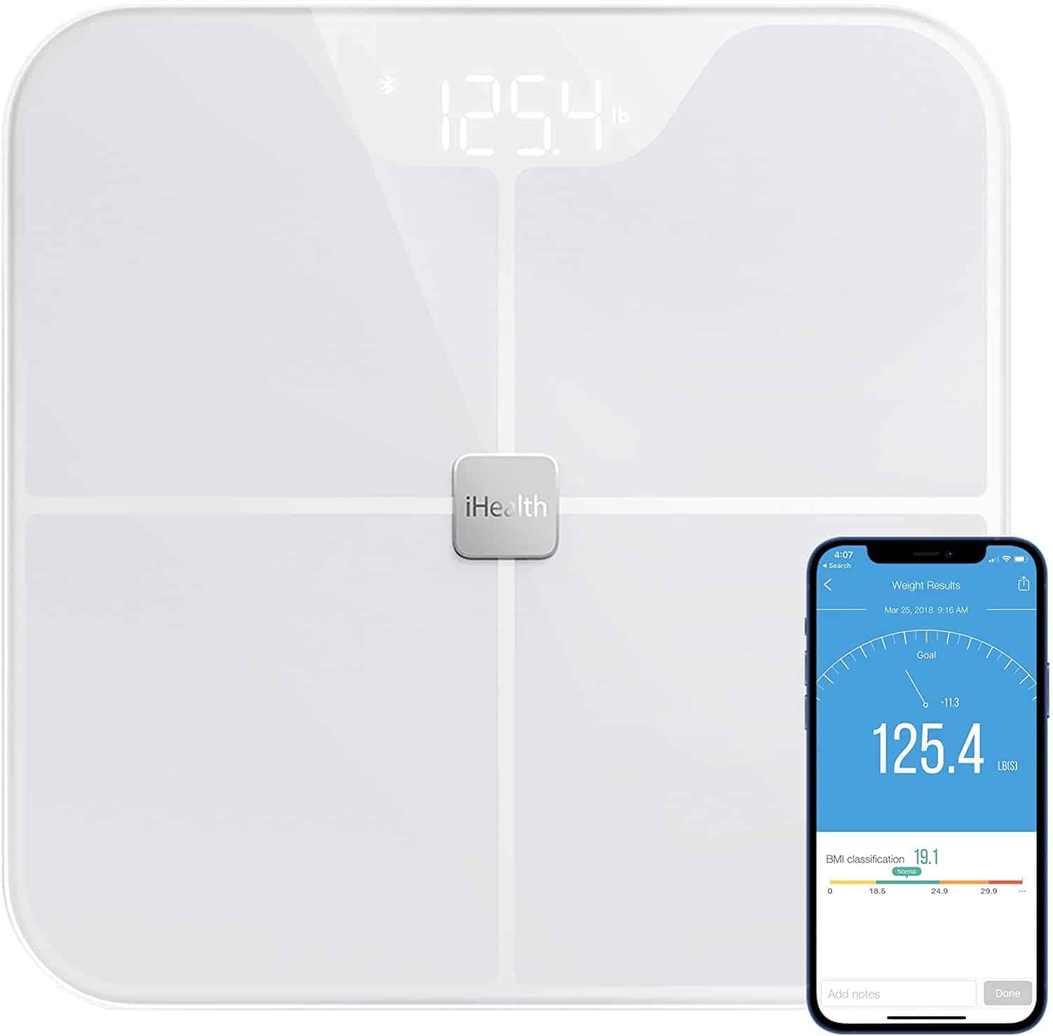 iHealth Nexus Body Fat Scale Smart ranks as one of the best options for tracking body fat percentage
