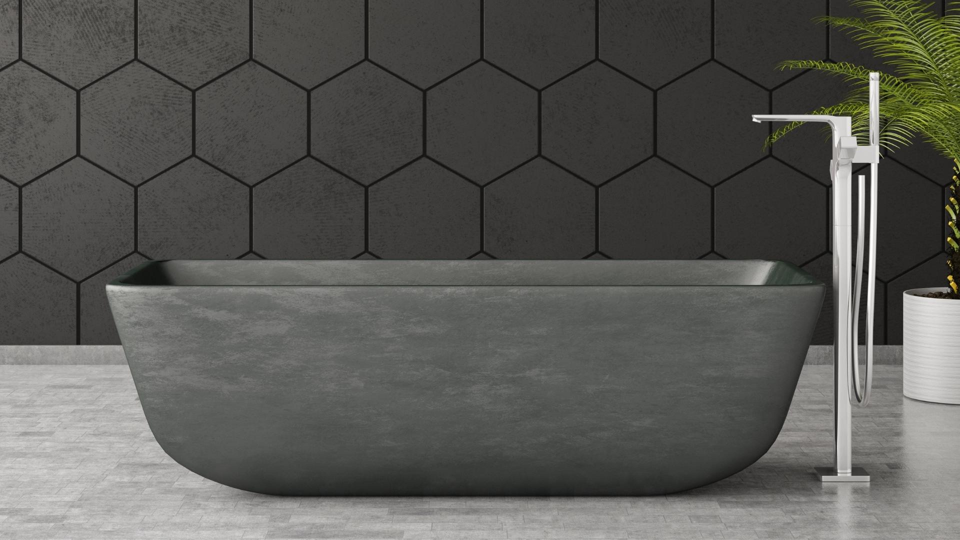 modern bathtub