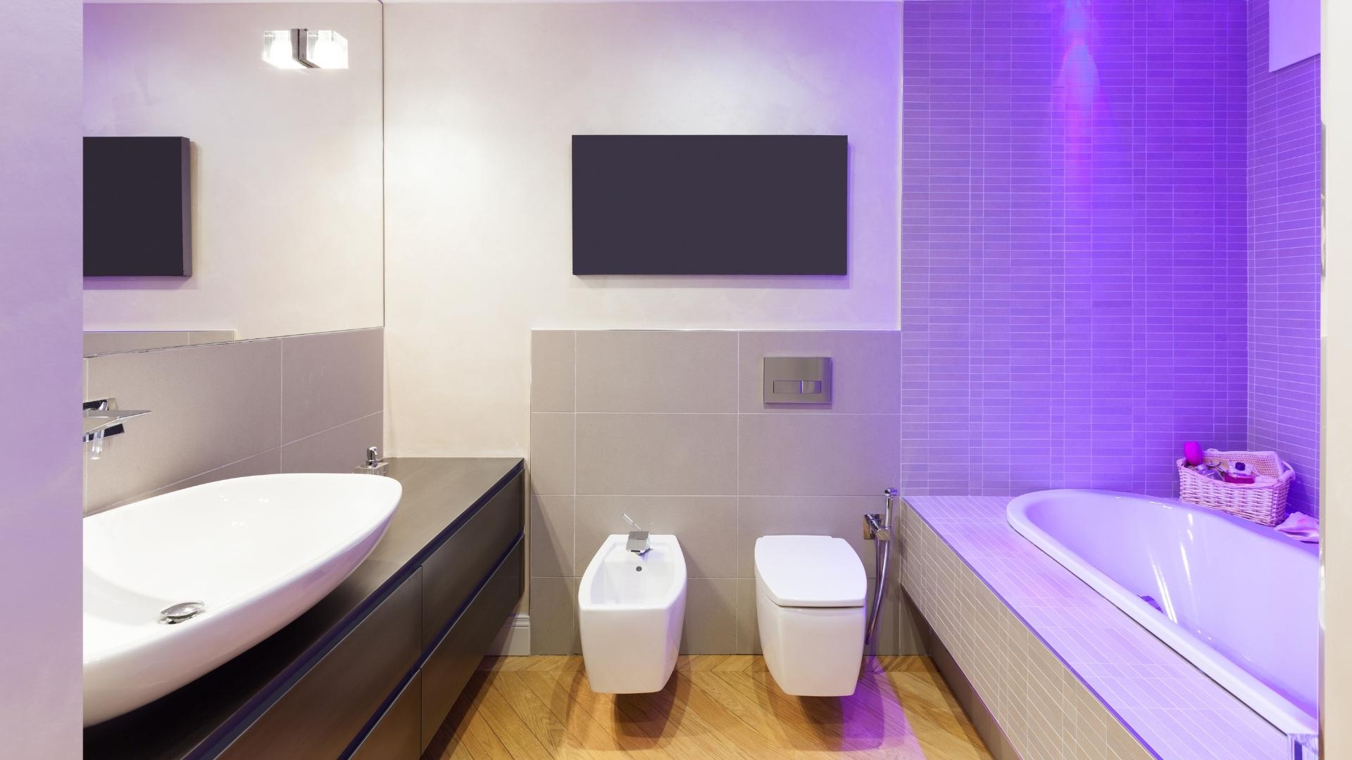 smart and modern bathroom