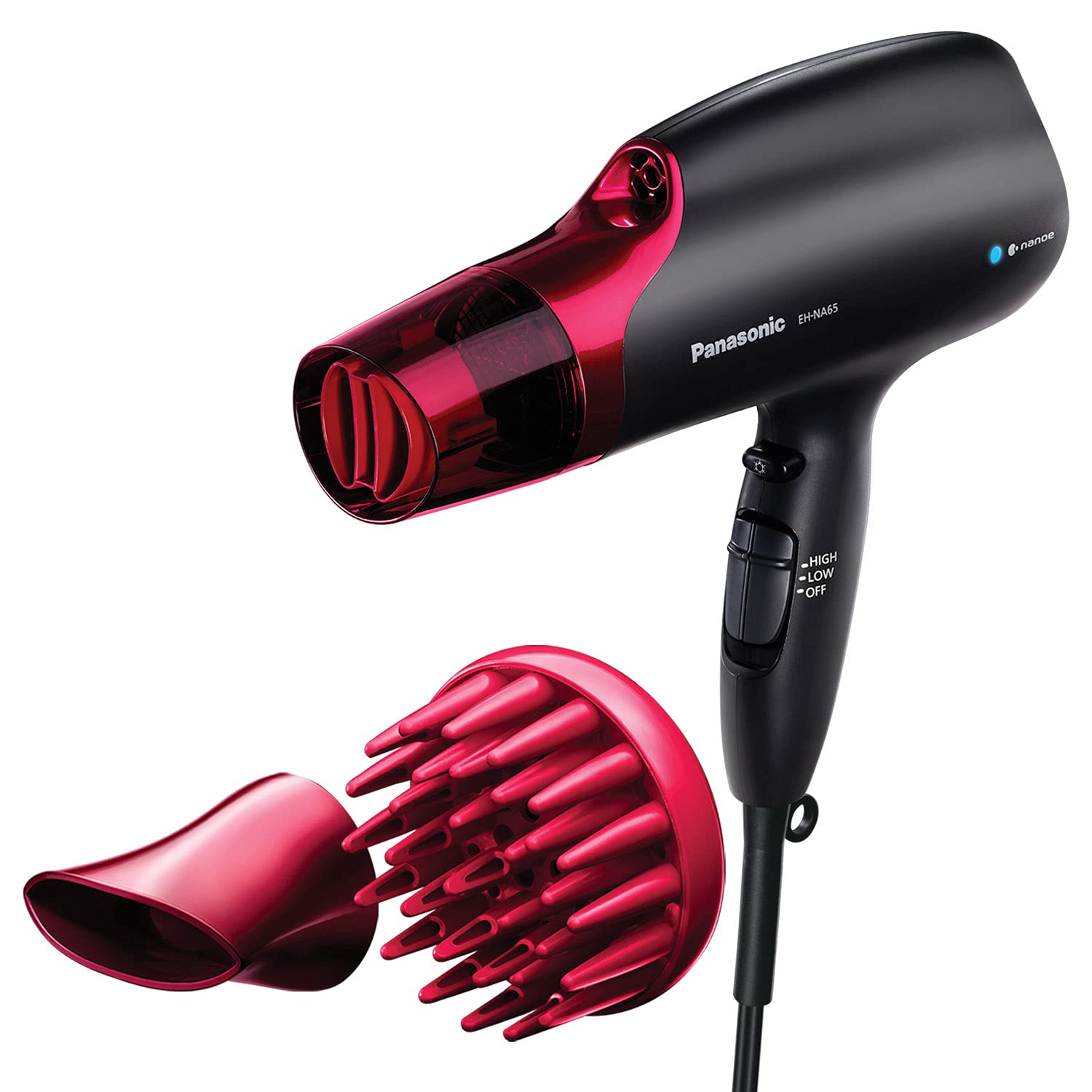 6 - Panasonic Nanoe 1875W EH-NA65-K Moisture Infusion Hair Dryer