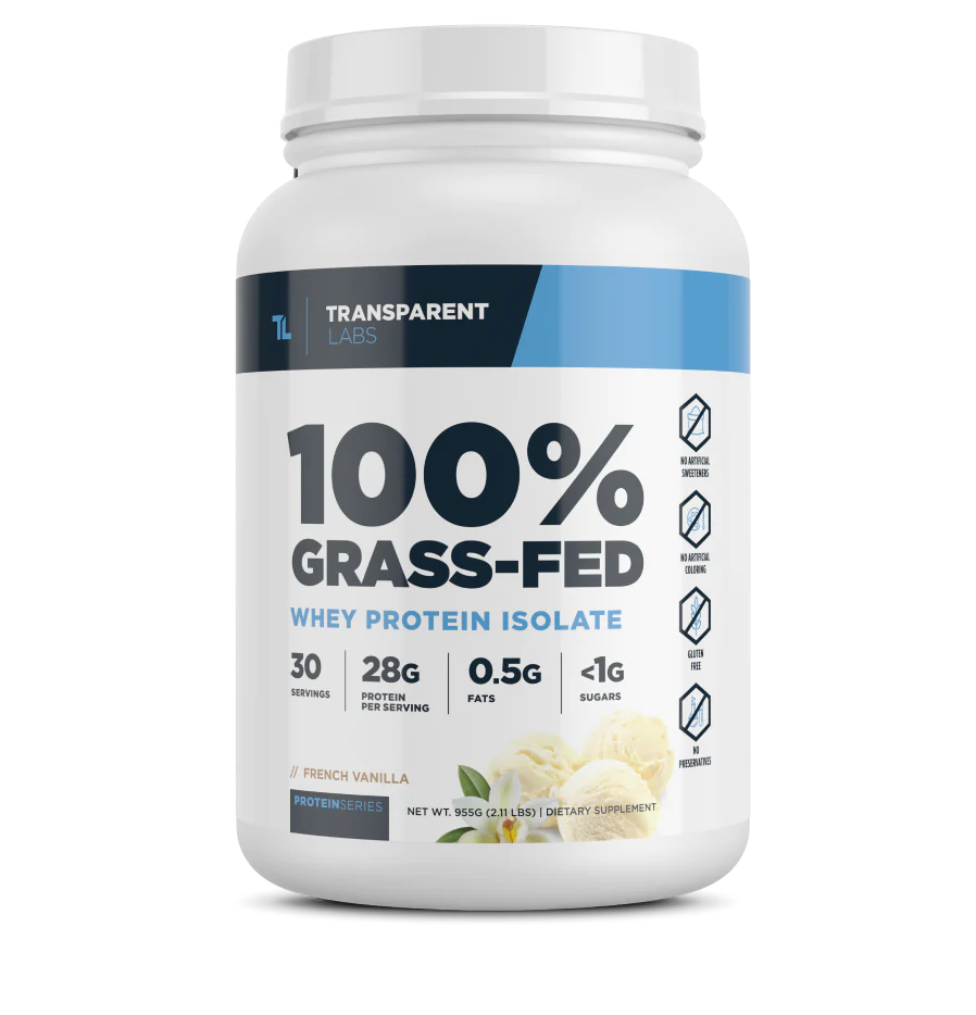 transparent labs grass fed whey protein review