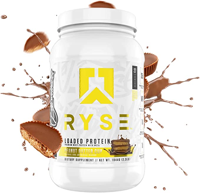 Ryse Loaded Protein Powder Chocolate Peanut Butter Cup flavor