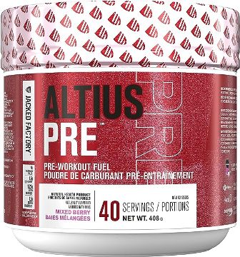 ALTIUS Pre-Workout Supplement - Naturally Sweetened